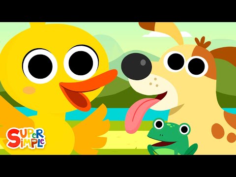If I Were a Duck | Animal Sounds | Quack! Moo! Ribbit! | Super Simple Songs