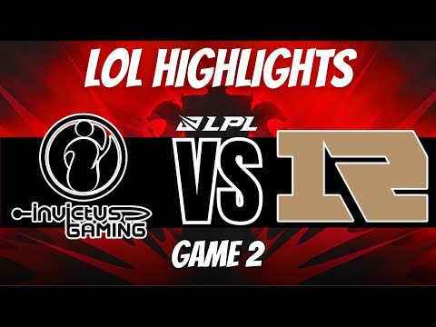 IG vs RNG - Highlights -  GAME 2 | LPL Summer 2023