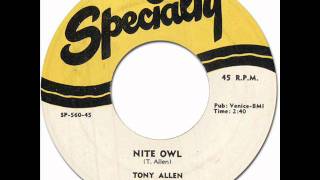 TONY ALLEN & THE CHAMPS - Night Owl [Specialty 560] 1955