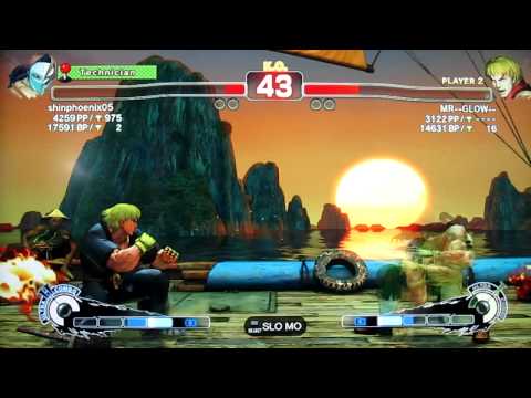 SSF4 AE MR GLOW (ken) vs shinphoenix05 (vega)