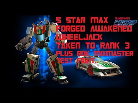 5 Star Max Forged Awakened Wheeljack taken to R3 + RoK Mixmaster Test Fight