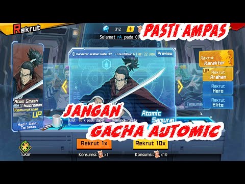 RATE UP ATOMIC SAMURAI -- TIDAK GACHA AUTOMIC SAMURAI - ONE PUNCH MAN THE STRONGEST