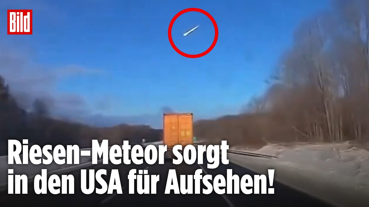 Meteor-Spektakel in den USA: Riesiger Feuerball rast mit 72.000 km/h durch die Luft!