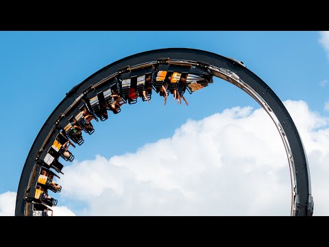 Off-ride footage of a Silver Bullet train