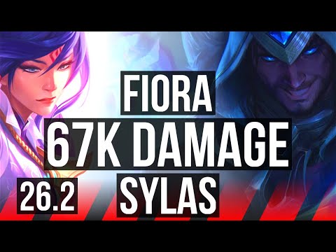 FIORA vs SYLAS (TOP) | Good KDA: 20/1/3, 67K damage | KR Master | 26.2