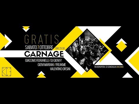Carnage Collective opening party x Gratisclub Senigallia 07.10.2017  The AFTERMOVIE!