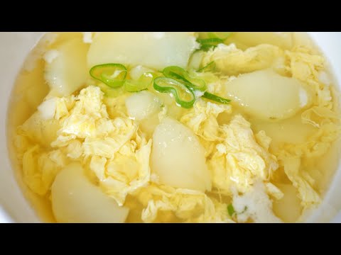 감자 계란국은 이렇게 끓이셔야 제 맛이 납니다! 호로록 호로록 폭신폭신 계란식감은 뽀너쓰~~