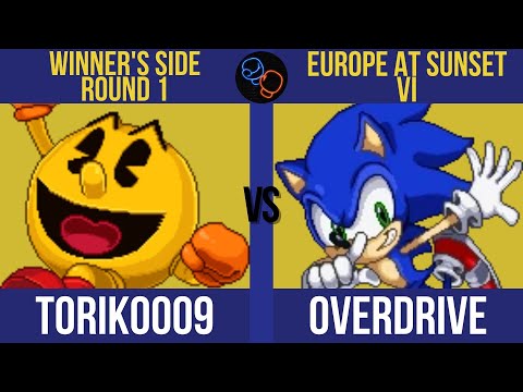 EU at Sunset VI Winner's: toriko009 (Pac-Man/Marth) vs. Overdrive (Sonic) - SSF2 Tournament