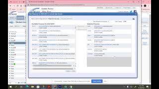 Skyward Course Selection Process