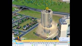 preview picture of video 'SimCity   Implosão de Prédio Abandonado'