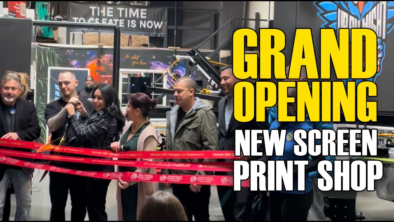 GRAND OPENING  - NEW PRINT SHOP : ANATOL OPEN HOUSE (S:09/Vlog 013)