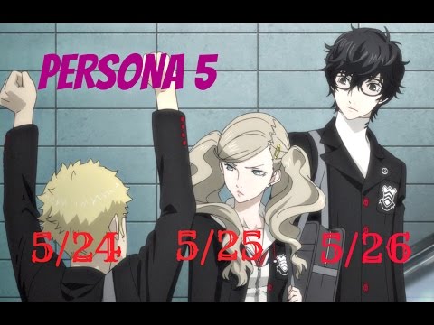 Persona 5 / 100% English Guide Part 43 : 5/24, 5/25 & 5/26 - Leveling Up Arcanas