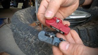 TPMS Tire Pressure Sensor Replacement at home