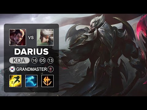 Best Darius KR vs Camille Top - KR Grandmaster  Patch 10 22