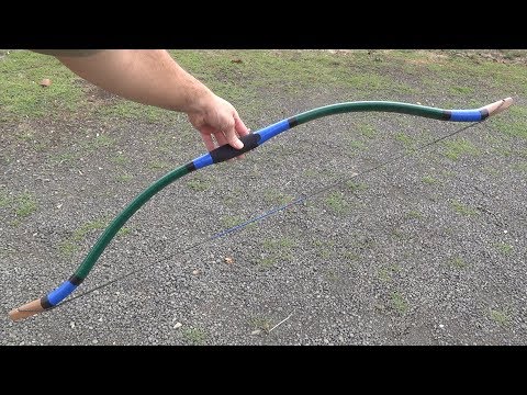 Finishing a 40 Pound PVC Bow with Tape - Easy, Fast, Durable Finish for DIY Bows