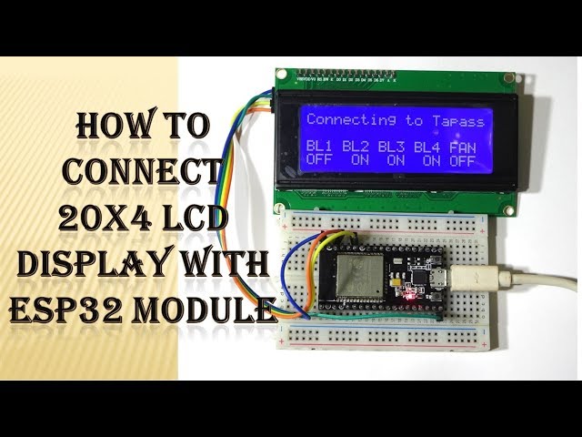 Vídeo relacionado con AYWHP Módulo de pantalla LCD de 20 x 4 2004, módulo LCD 2004, módulo de pantalla LCD de 5 V CC con TWI IIC I2C Serial compatible con Arduino Raspberry Pi Pico ESP32 ESP8266 (azul/2004)