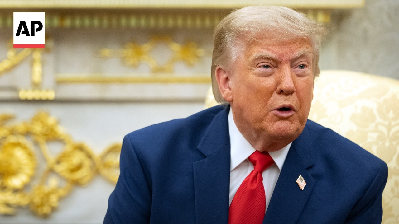 Video | Trump says the US will strike Iran's Pickaxe Mountain ‘very soon’