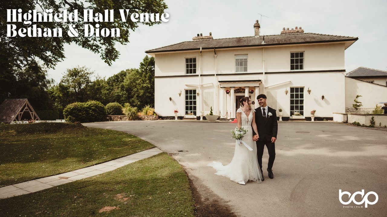 Highfield Hall wedding photography and film