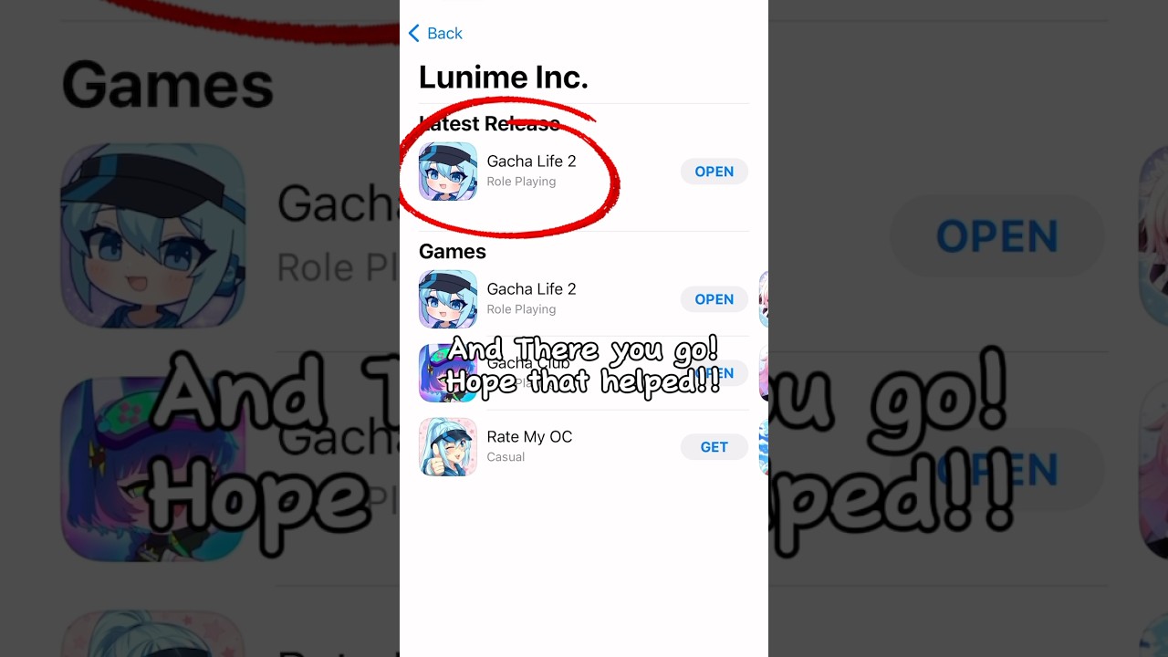 How to download Gacha life2 on iOS// @poops_johanna Here Your Go!! Enjoy!!#gachalife2