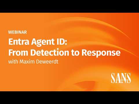 Entra Agent ID: from Detection to Response