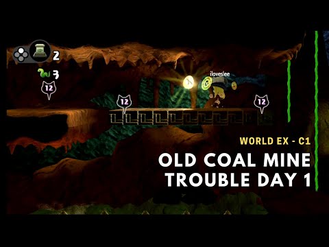 [Spelunker Party! World EX - C1] Old Coal Mine Trouble Day 1: All Breakable Walls Location