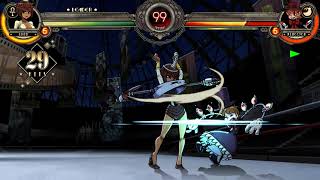 Skullgirls Eliza Midscreen Combo
