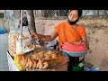 Mumbai Lady Selling Samosa Chaat To Support Her Family Indian Street Food