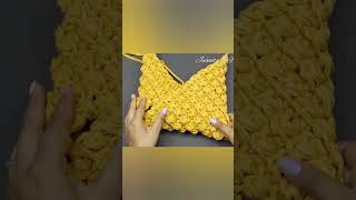 Bolso origami a crochet #bolso #crochet #tejido #diy #shortsjuanitasj #juanitasj