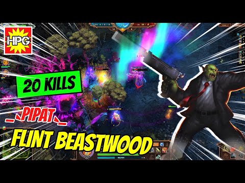 HON FLINT BEASTWOOD GAMEPLAY | _`PIPAT`_ | Diamond - CM