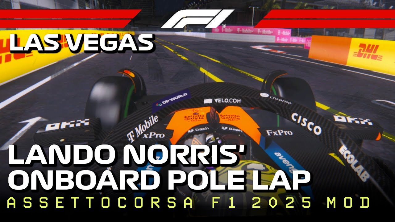 Lando Norris' Pole Lap | 2025 Las Vegas Grand Pix｜#Assettocorsa #F1