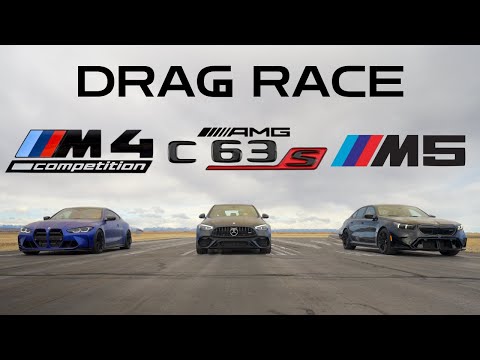 AMG C63s E-Performance vs M4 Comp xDrive vs BMW M5
