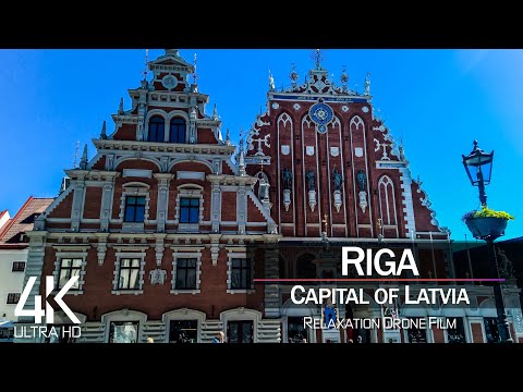 【4K】Riga from Above 🔥 Capital of LATVIA 2021 🔥 Cinematic Wolf Aerial™ Drone Film