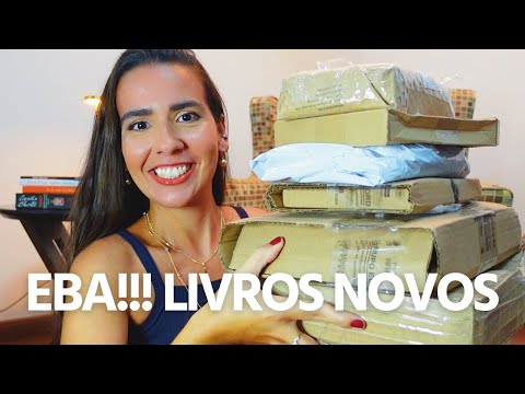 UNBOXING DE RECEBIDOS (MUITOS LIVROS INCRÍVEIS📚) | Ana Carolina Wagner