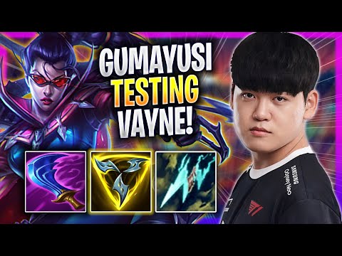 GUMAYUSI TESTING VAYNE IN KR SOLOQ! - T1 Gumayusi Plays Vayne ADC vs Kai'sa! | Season 2023
