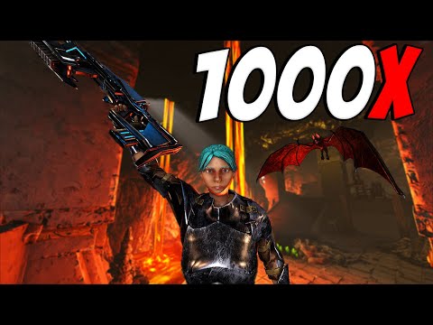 I COMPETED For Ark's BEST Cave On 1000x