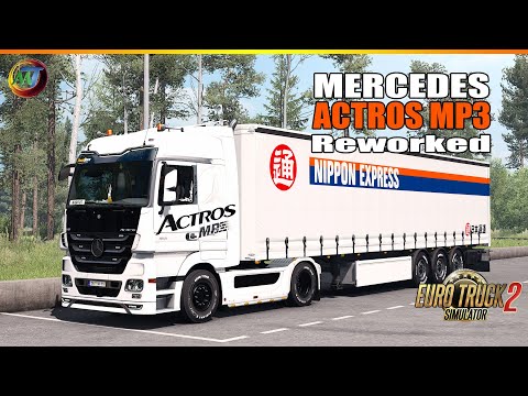 ETS2 MODS - Mercedes ACTROS MP3 Reworked v3.2 by Schumi - ETS2 1.37