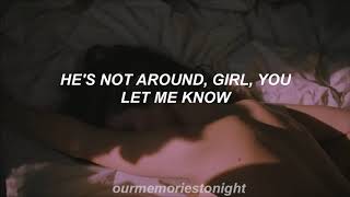 one direction - does he know? // lyrics