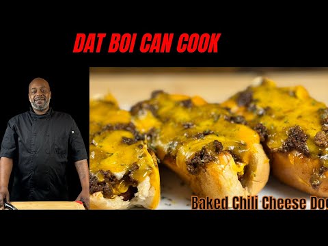 Baked Chili Cheese Dog Recipe / With Homemade Chili Sauce