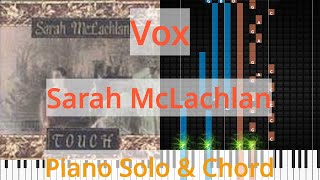 🎹Vox, Solo &amp; Chord, Sarah McLachlan, Synthesia Piano