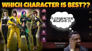 Which character to be selected??  Best female char