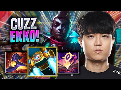 CUZZ IS A GOD WITH EKKO! - KT Cuzz Plays Ekko JUNGLE vs Rammus!
