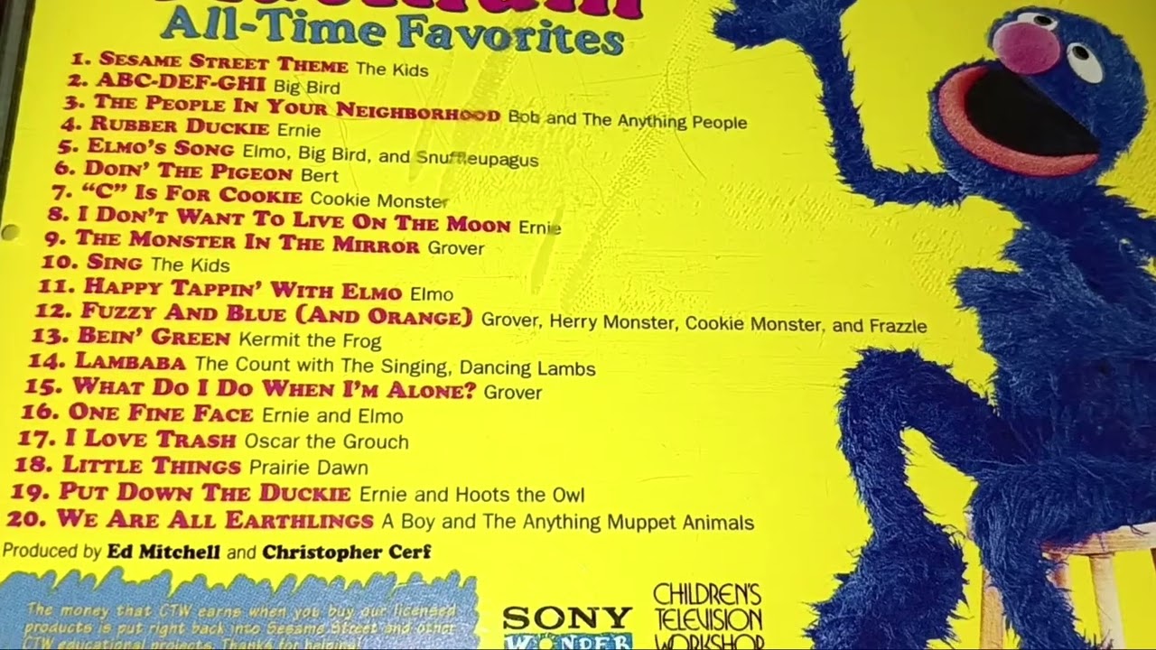 Sesame Street: Platinum All-Time Favorites CD Review.