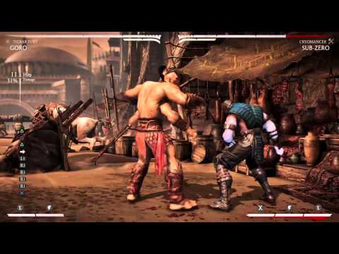 MKX: Goro Tigrar Fury 31% and 38% two meter reset using 3d3