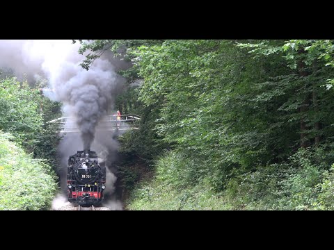 Dampfspektakel im Zittauer Gebirge; Steam spectacle in the Zittau Mountains