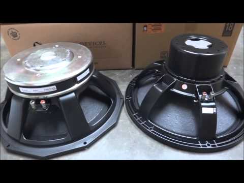 SCOOP Bass Bin 18 sound 18NLW9000 VS Precision Devices PD1852