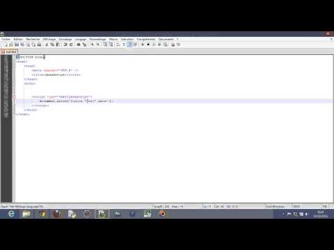 JavaScript 4 Insérer du code HTML grâce à JavaScript