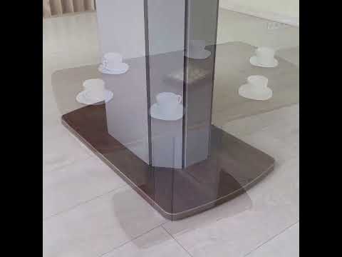 Миниатюра изображения товара Обеденный стол Eligard Leman (дуб нокс/дымчатый алмаз)