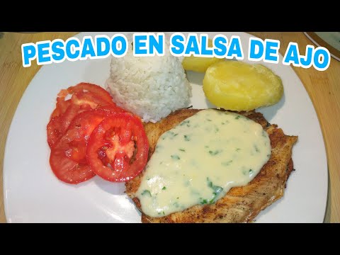 Trucha al ajillo / Pescado en Salsa de Ajo Riquísimo 😋 Receta Fácil y Saludable!!