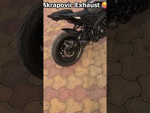 AKRAPOVIC FULL SYSTEM EXHAUST ON RS200 🔥|| FULLY MODIFIED RS200 | #shorts #youtubeshorts