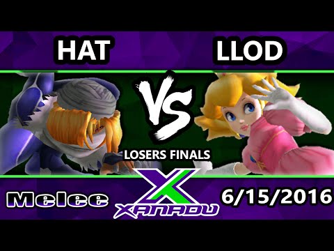 S@X 154 SSBM Losers Finals - lloD (Peach) Vs. Hat (Sheik)